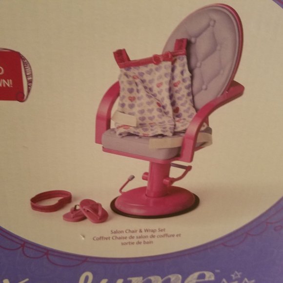 American Girl salon chair and stylist set - Picture 2 of 3
